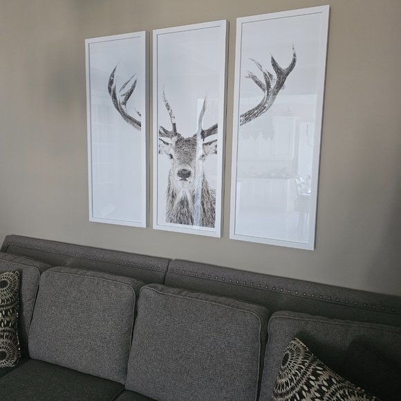 Gorgeous wall art of deer - Picture 3 of 4